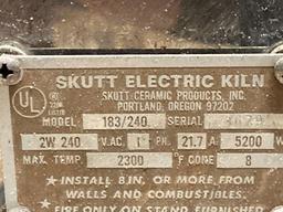 SKUTT Electric Kiln model 183/240 36in tall 2w 240vac rm 2