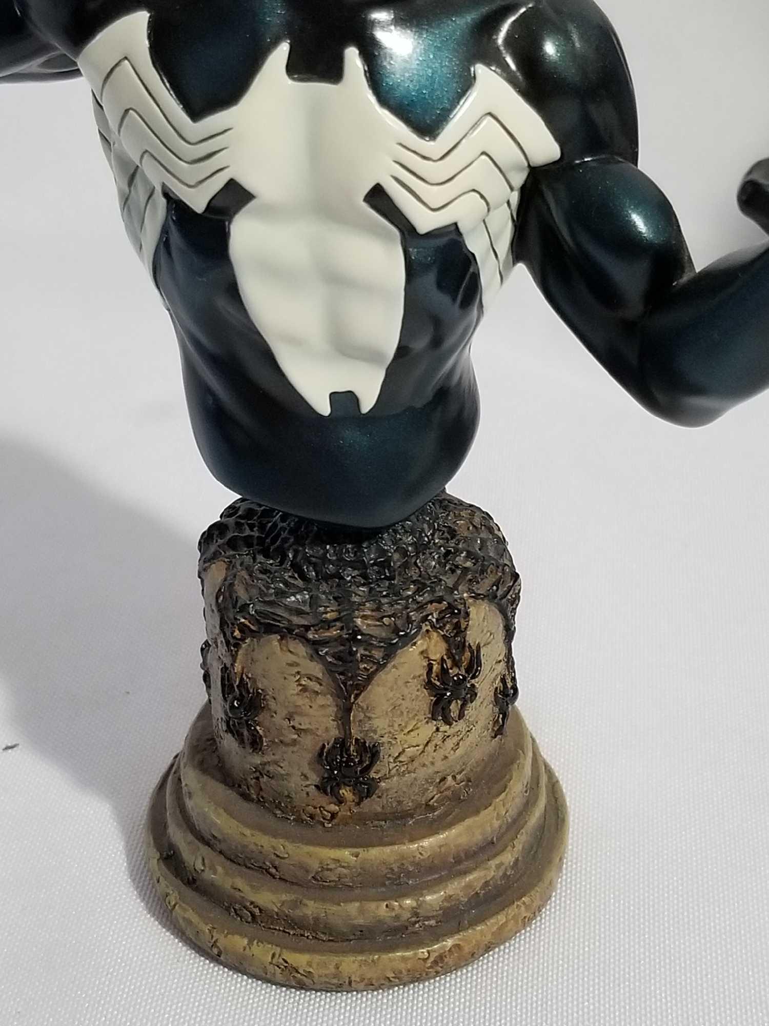 Marvel Bowen Designs Spiderman Black Symbiote Bust