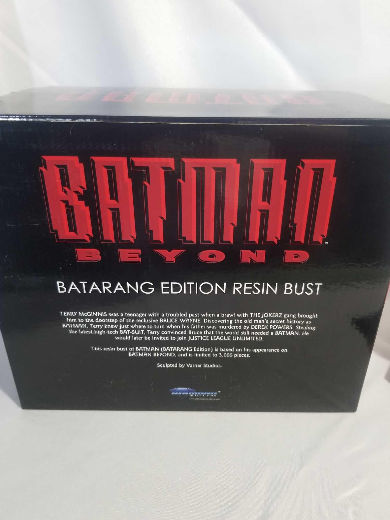DC Batman Beyond Limited Edition Batarang Resin Bust