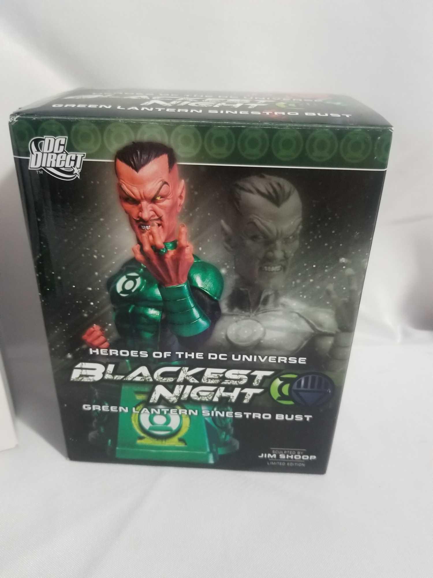 DC Green Lantern Blackfest Night Sinestro Bust