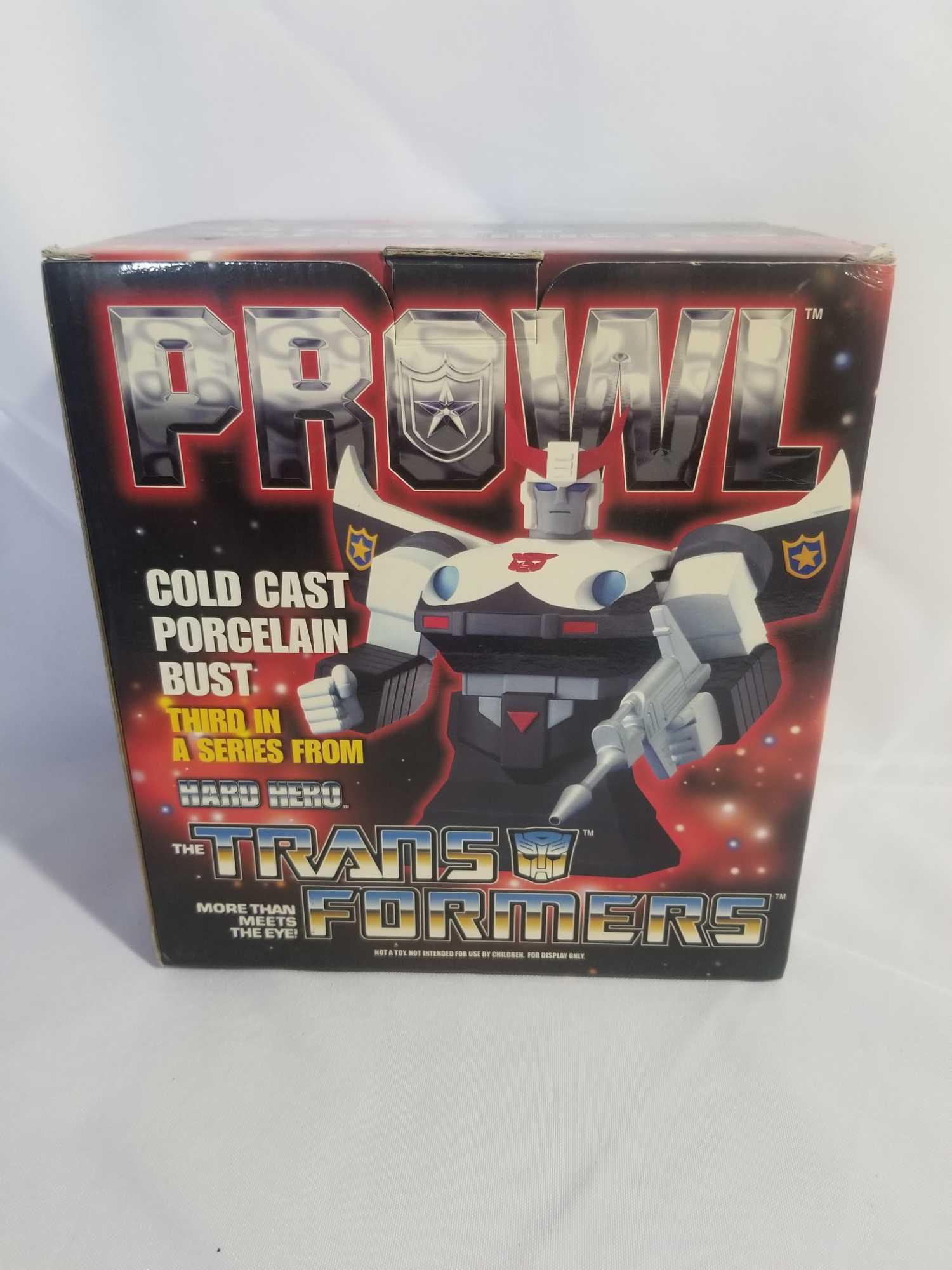 2002 Transformers Prowl Cold Cast Porcelain Bust