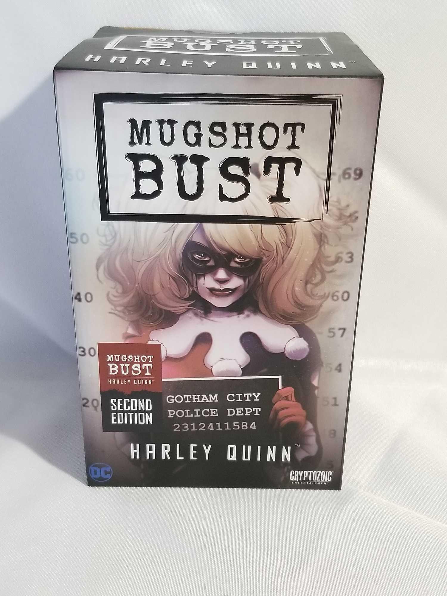 DC Comics Harley Quinn Mugshot Collectible Bust by Cryptozoic