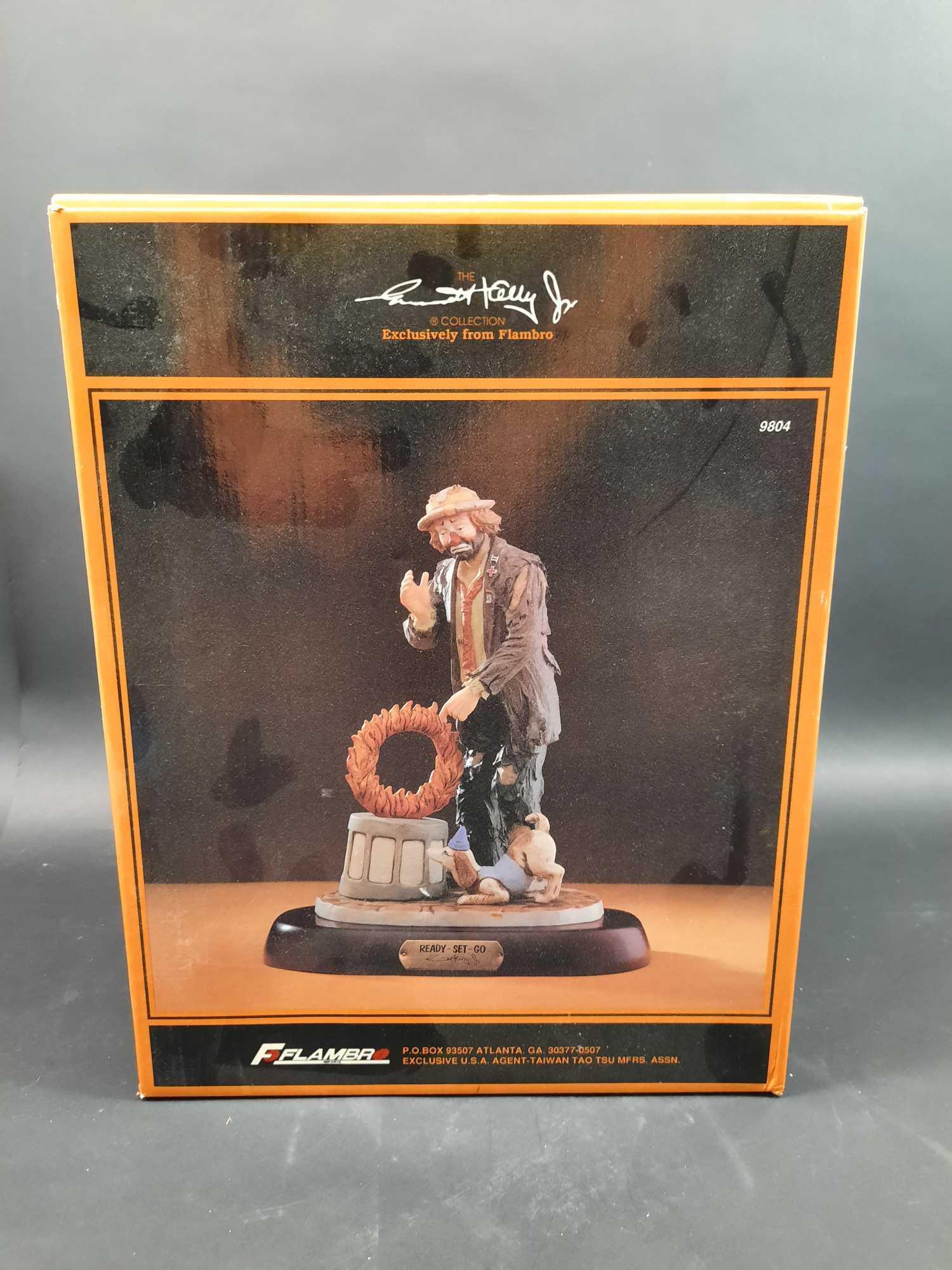 Flambro Emmet Kelly Jr. Collectible L.E. 'Ready Set Go'