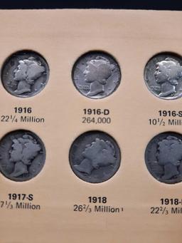 Mercury Head Dimes 1916-1945 Library of Coins Vol. 10 Premium Set