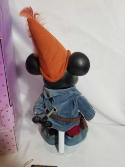 Disney Mickey Musical Porcelain Doll in Box