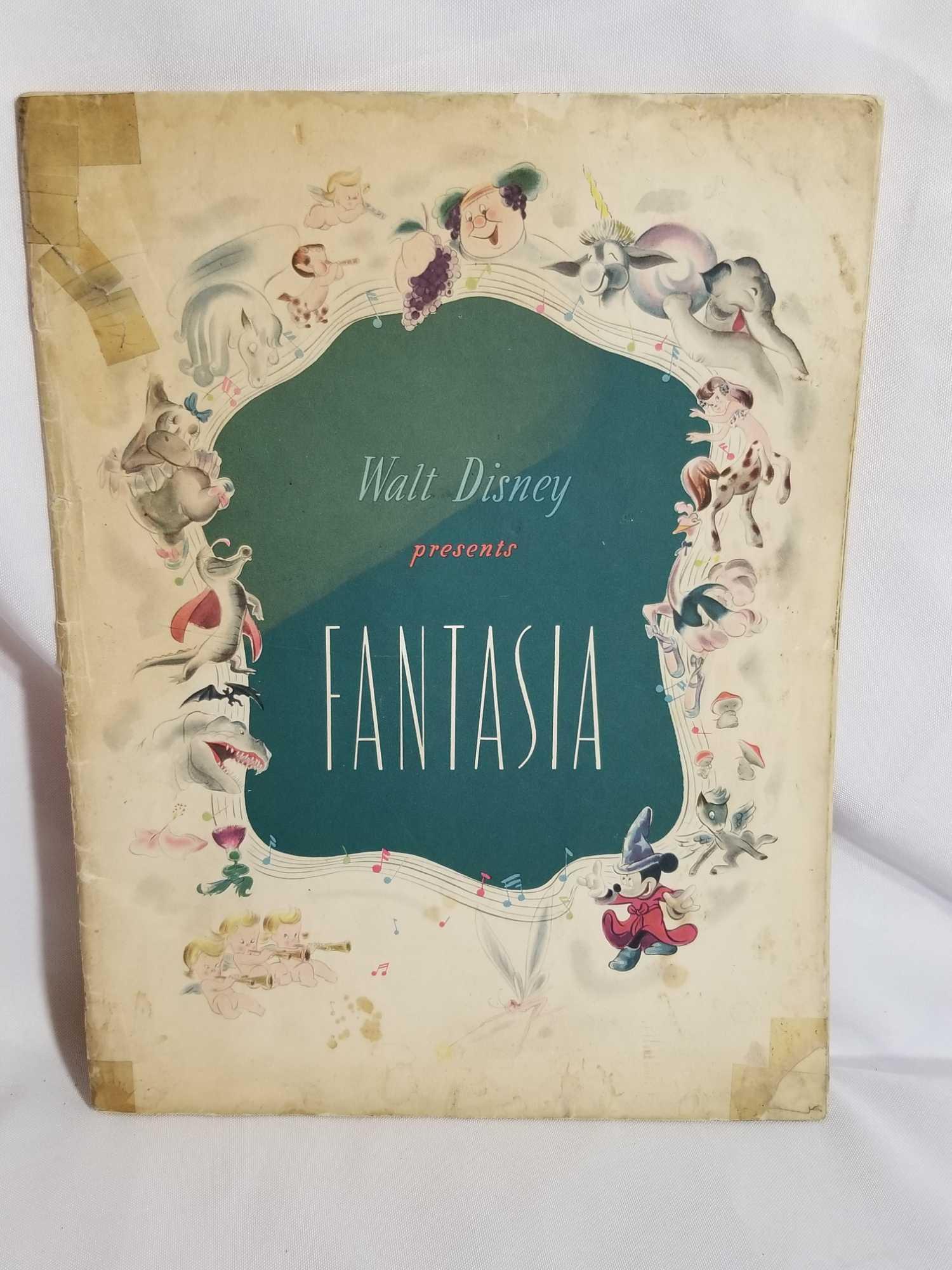 1940 Disney Fantasia Movie Program