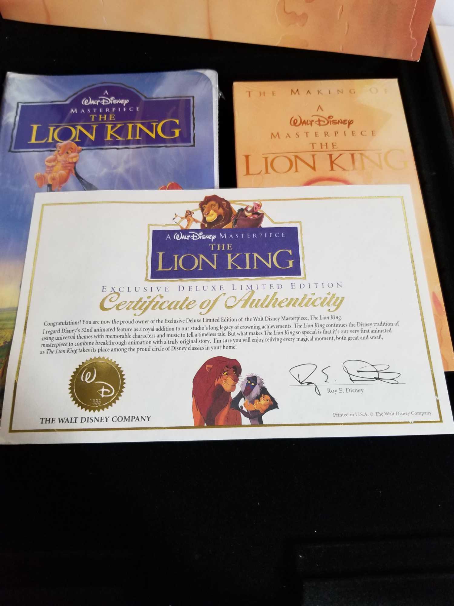 1995 Disney Lion King Exclusive Deluxe Limited Edition Set