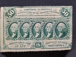 1862-1876 Postage Currency 5 Dollar Stamp