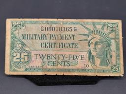 Military Payment Certificates Series 591/692, 3 Units