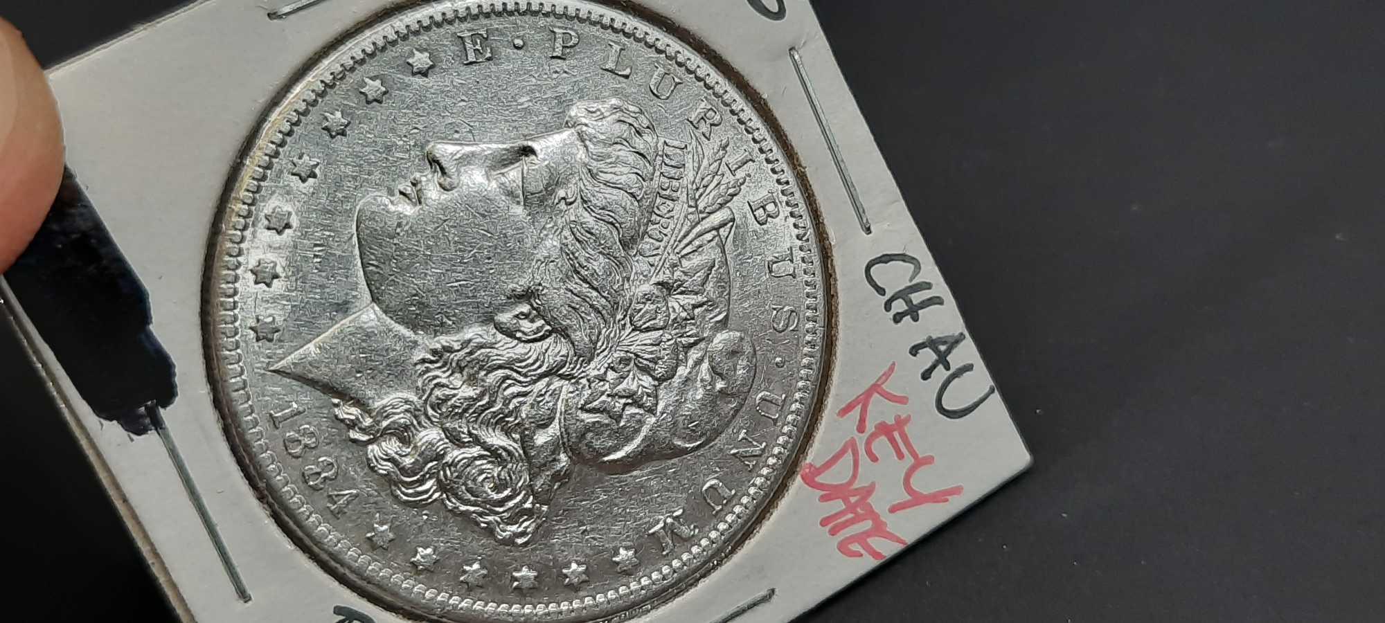 1884-S Morgan Silver Dollar