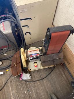 Jet vacuum air dual sander and disc grinder TR5141