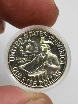 1976 Bicentennial 40% Silver Washington Quarters 2 Units