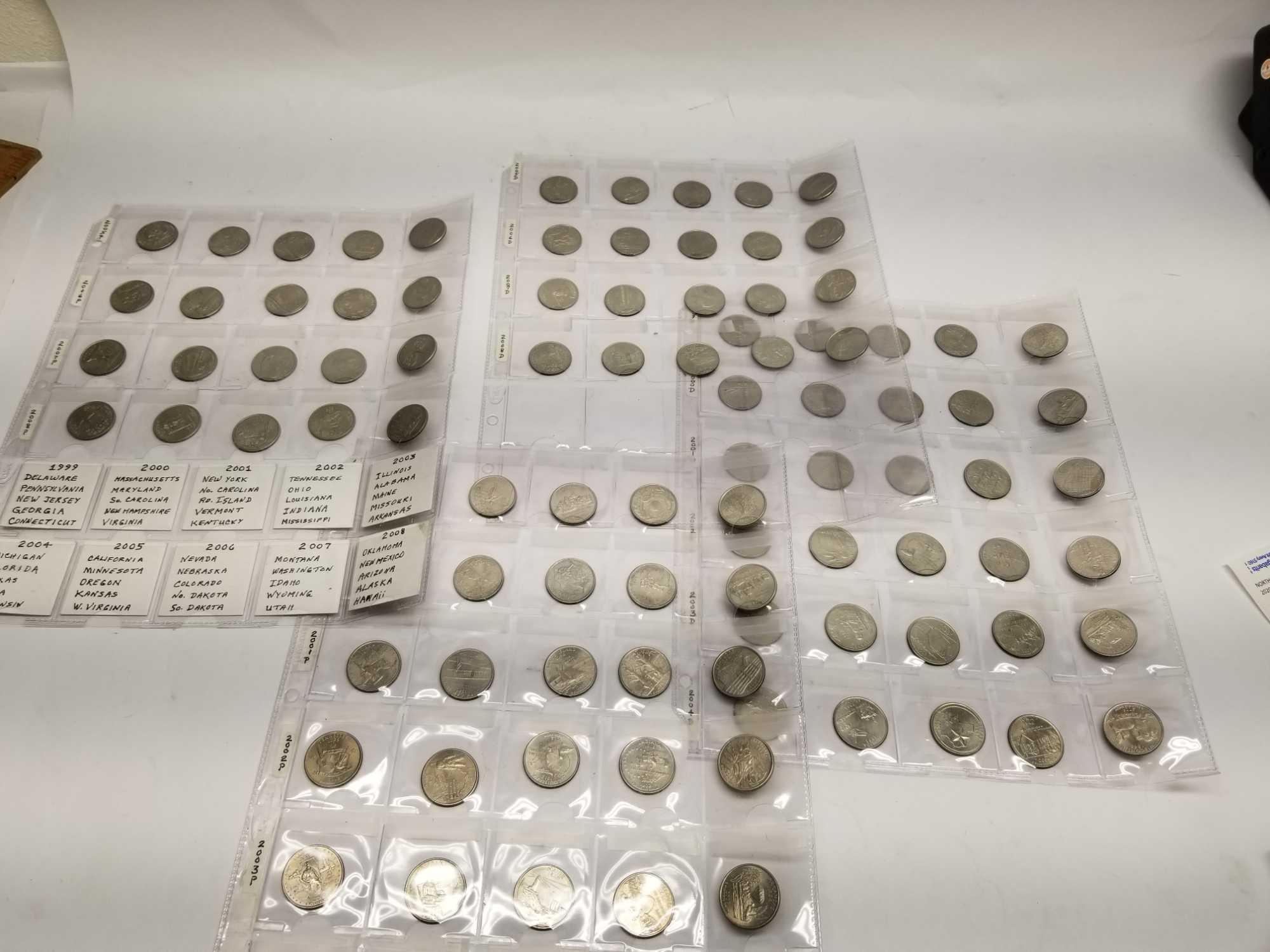 Uncirculated State Quarter Collection 100 coins