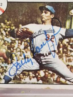 1964 Topps Sandy Koufax Signed Card