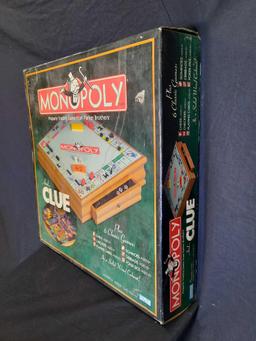 Monopoly, Clue, 6+ Classic Games One Board