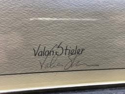 Valan stieler signed framed 61/100