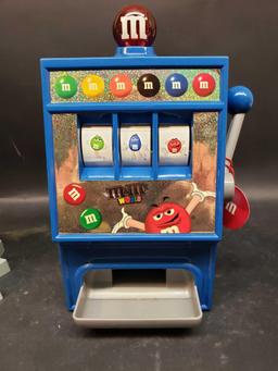 Misc M&M Candy dispensers and Radio