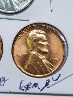 Steel Cent Copper Trio Gem Bu Originals