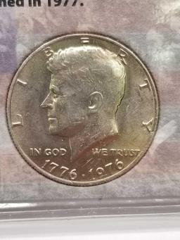 Bicentennial Collection 1976 Dollar Half Quarter 2 Units