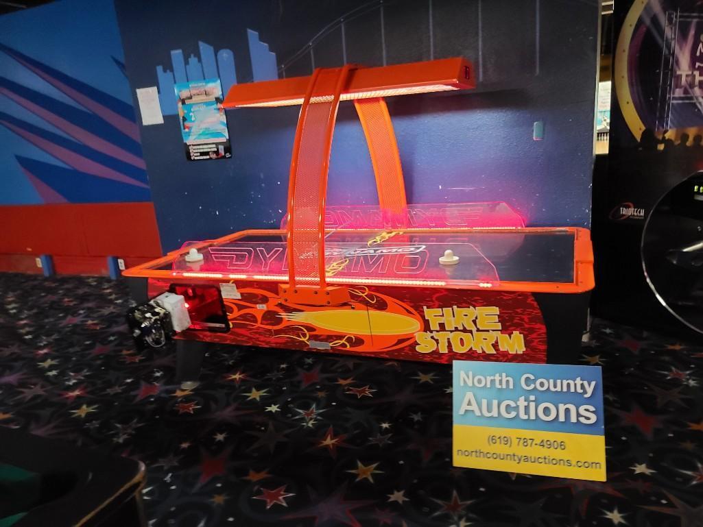 Firestorm Air Hockey by Dynamo Commercial Flashing Lights