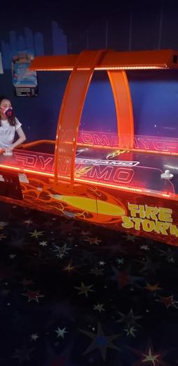 Firestorm Air Hockey by Dynamo Commercial Flashing Lights