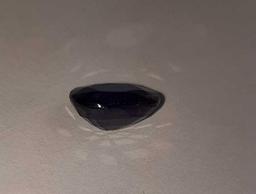 6.15 ct Deep Blue Purple Large Sapphire Oval Cut Natural Mined Gem Stone