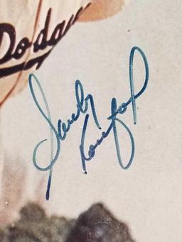 Sandy Koufax Don Drysdale Signed Photo