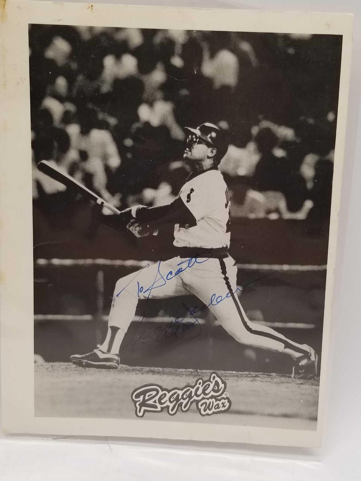 Reggie Jackson Signed Photo