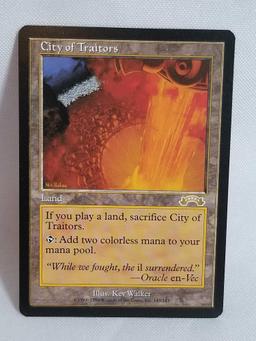 1998 Magic the Gathering Exodus City of Traitors Card