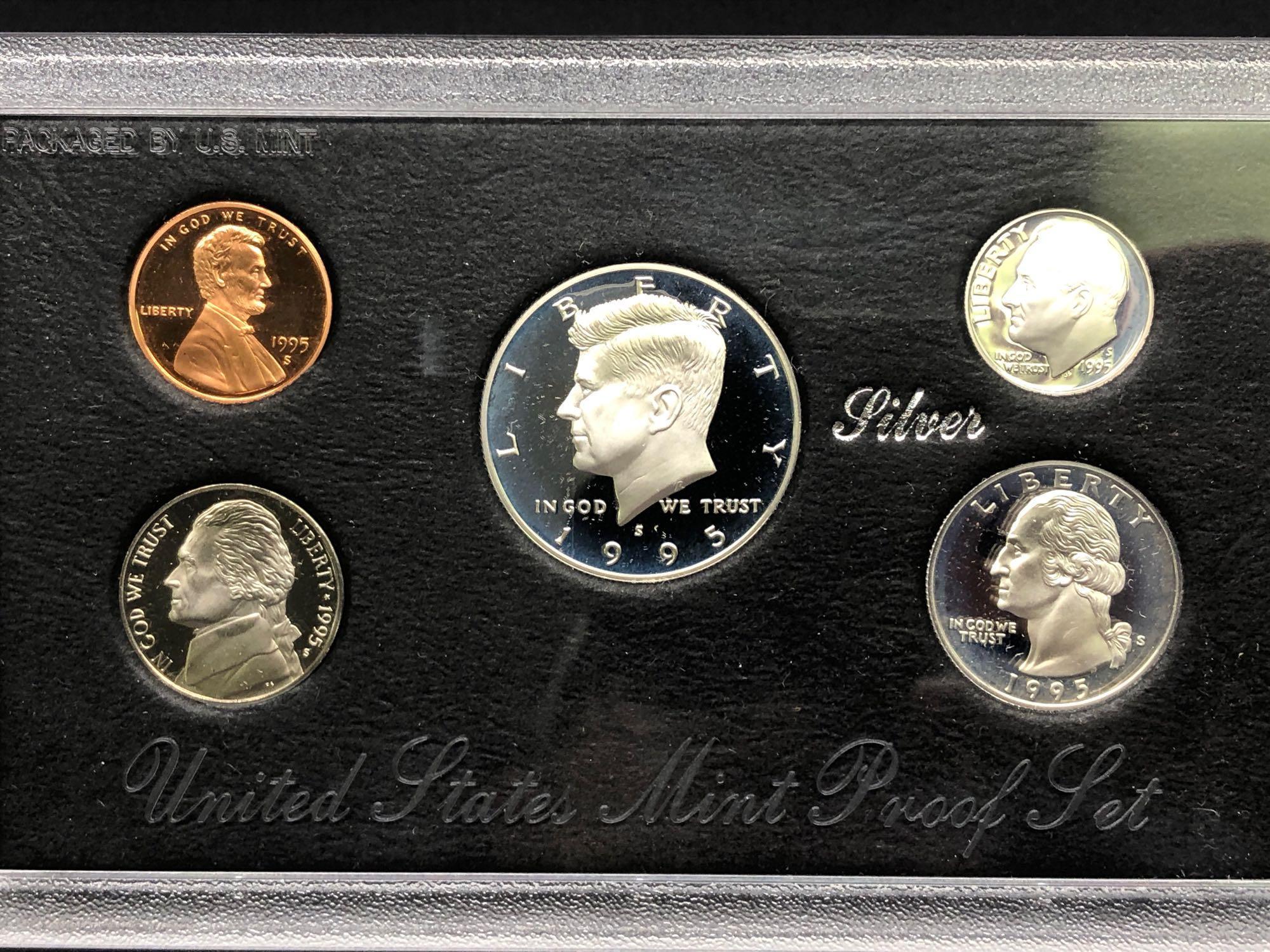 1995 United States Mint Silver Proof Set