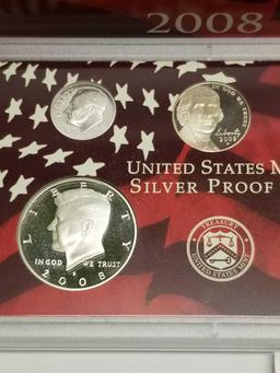 2008 US Mint Silver Proof Set