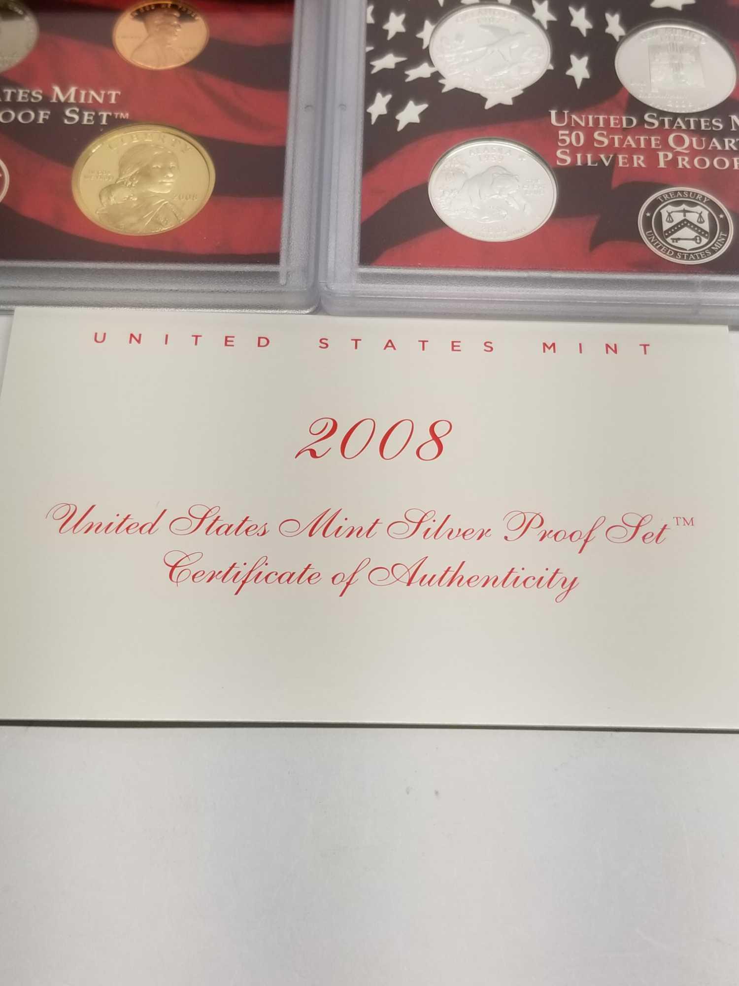 2008 US Mint Silver Proof Set