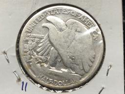 1928-S, 1943-P Standing Liberty Half Dollars, 2 Units