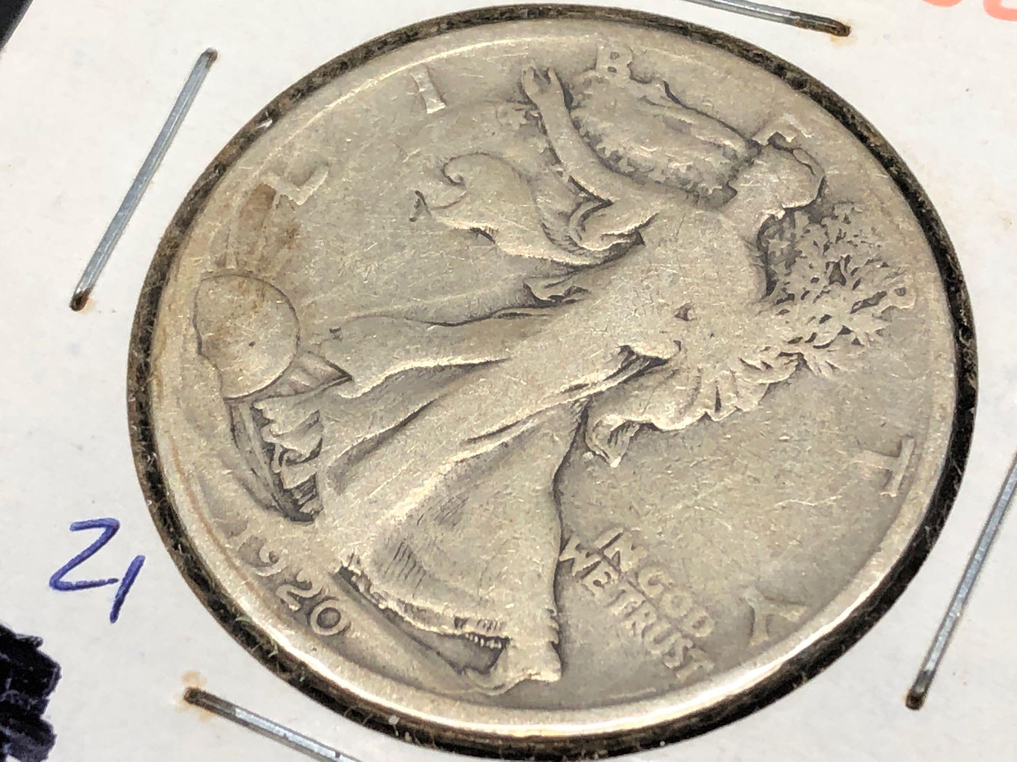 1920-D Standing Liberty Half Dollar