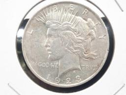 1928 Peace Silver Dollar