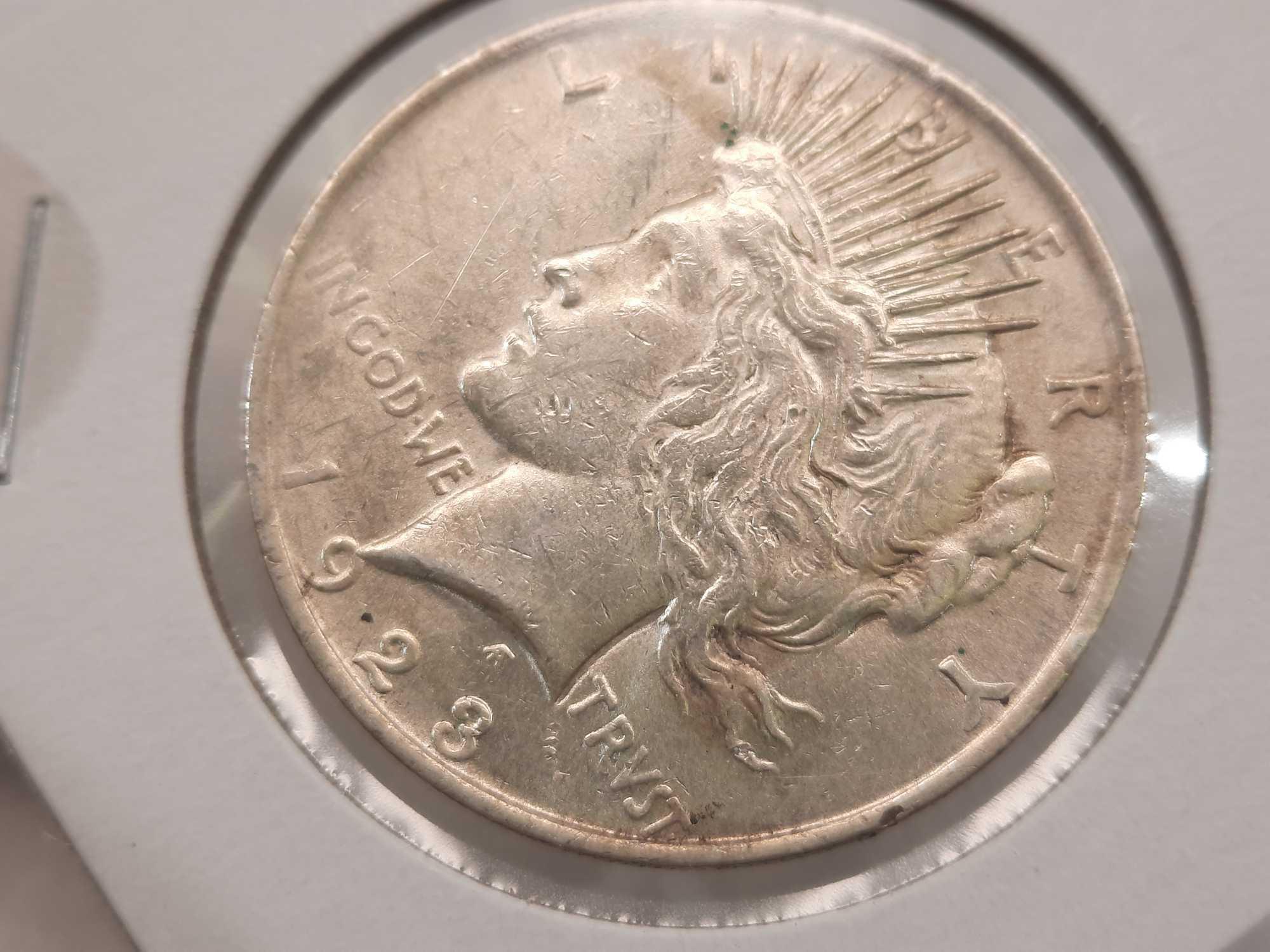 1928 Peace Silver Dollar