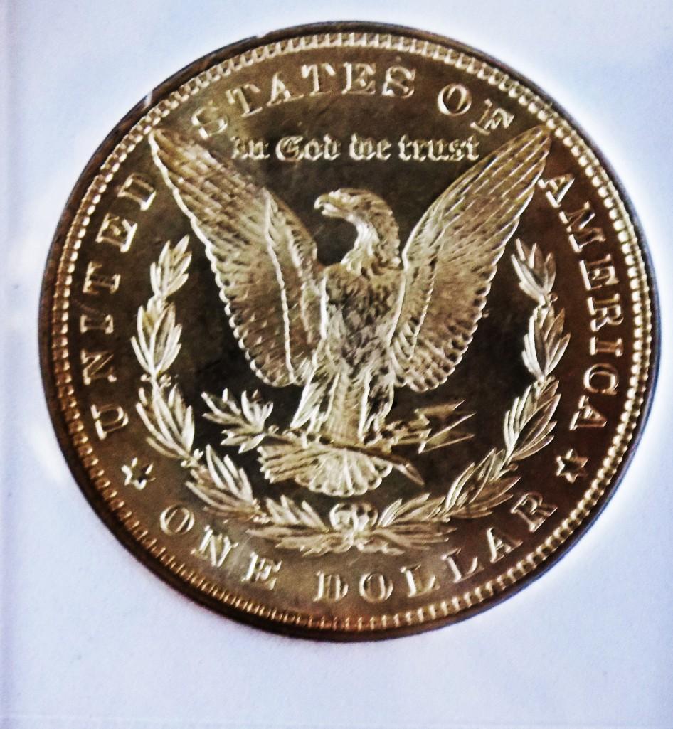 1881-S Morgan Silver Dollar PCGS MS-64 Rainbow obv pl glassy wow coin