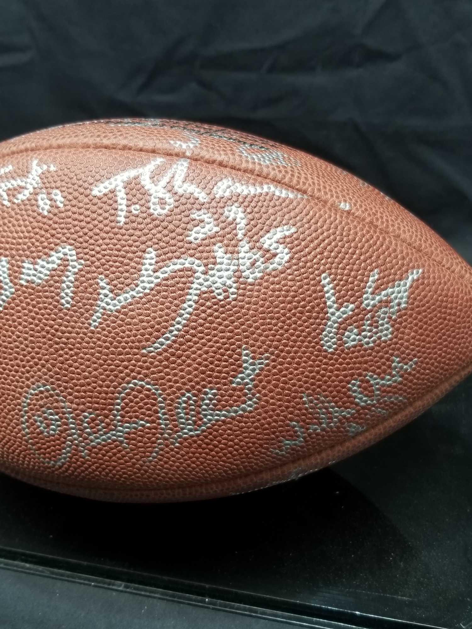 1995 San Diego Chargers Team Signed Football