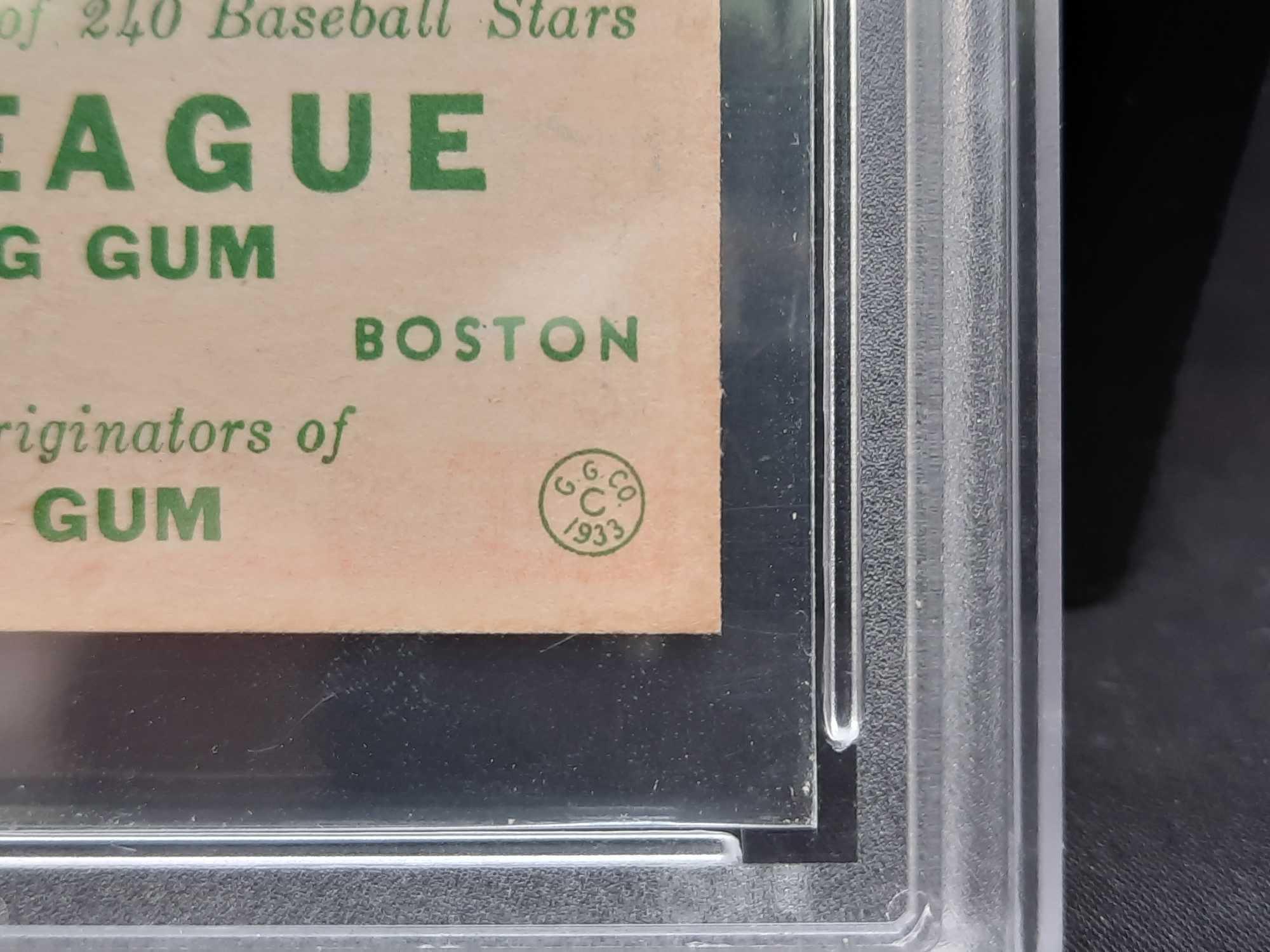 1933 Goudey #73 Jesse Haines Graded 9 Mint Pro Baseball Card