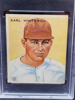 1933 Goudey Red PSA #124 Earl Whitehill VG-EX4