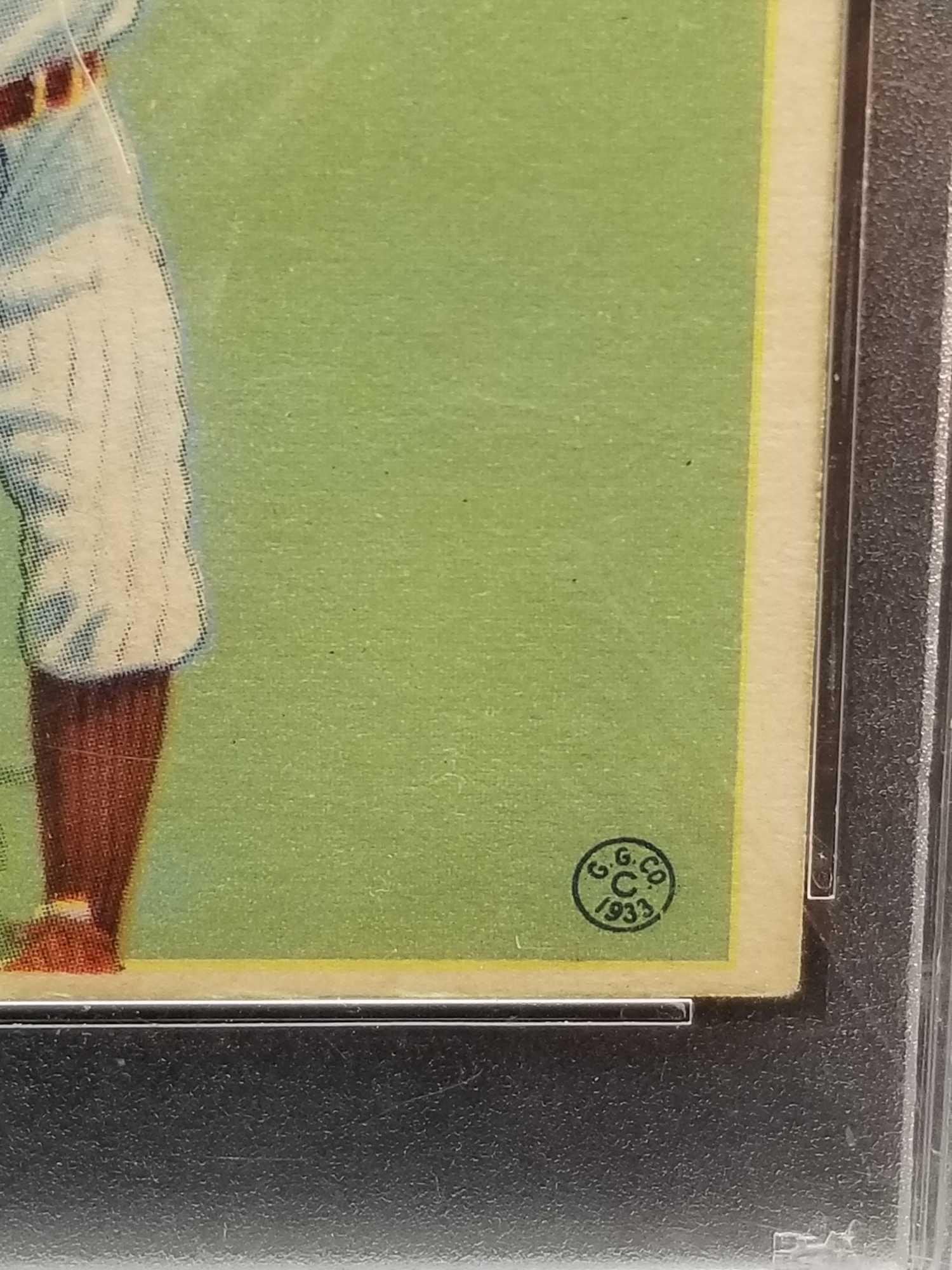 1933 Goudey Red PSA #191 Ben Chapman VG EX4