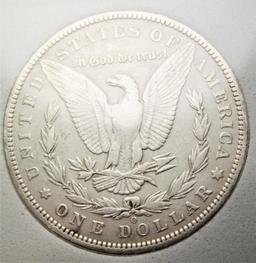 Morgan silver dollar 1887 o better date beauty au+ 90% silver dollar