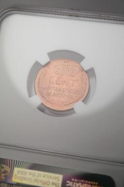 1945-s NGC MS-66 rd dcam certified deep red high grade penny cent