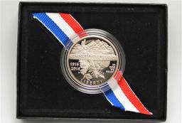 2016 100th Anniversary National Park Proof Half Dollar Coin in Original Mint Box