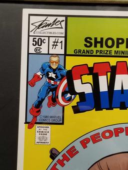 Stan Lee Signed Poster Stan For President COA