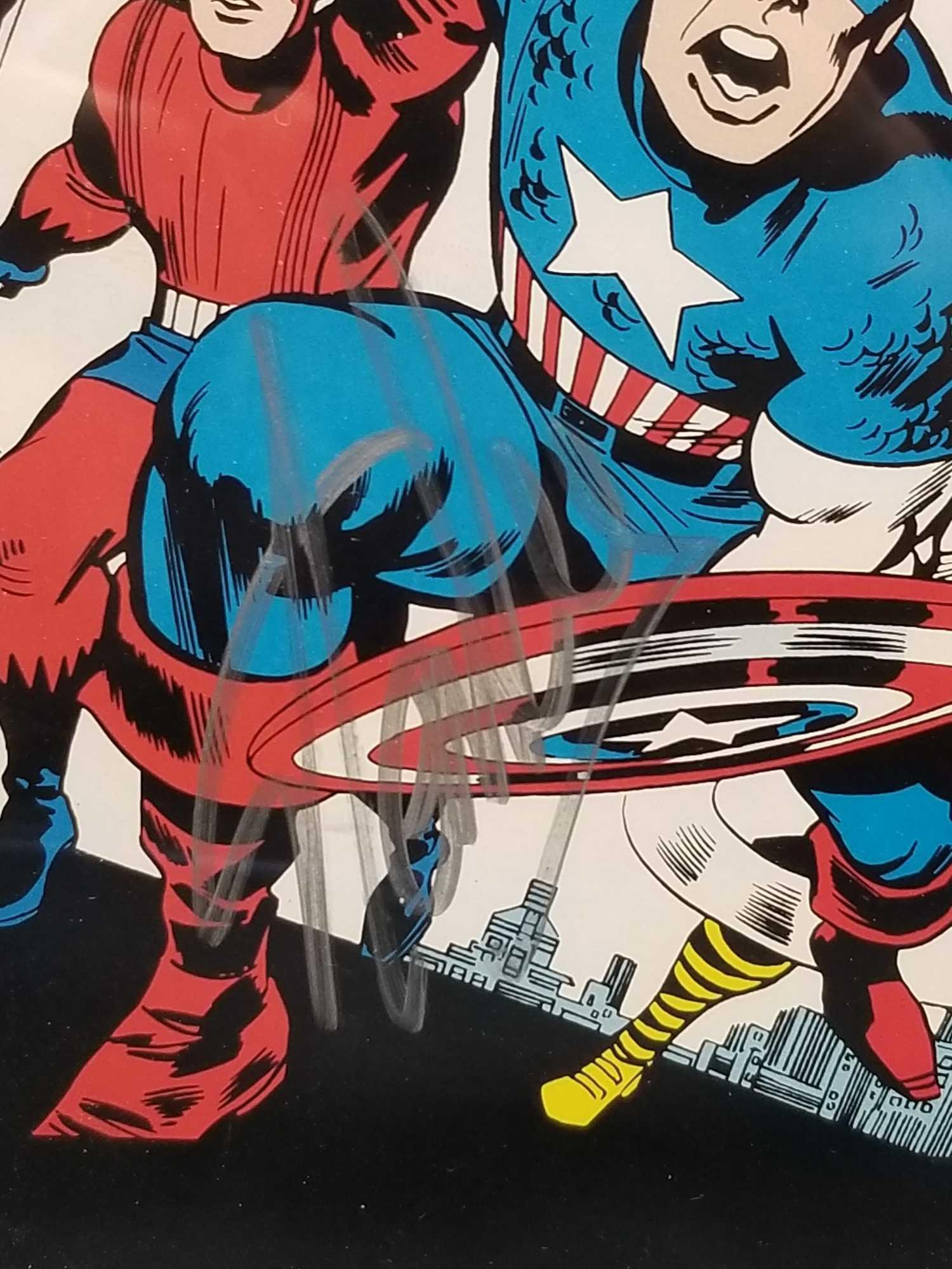 Stan Lee Signed Captain America Comic Book #400 COA