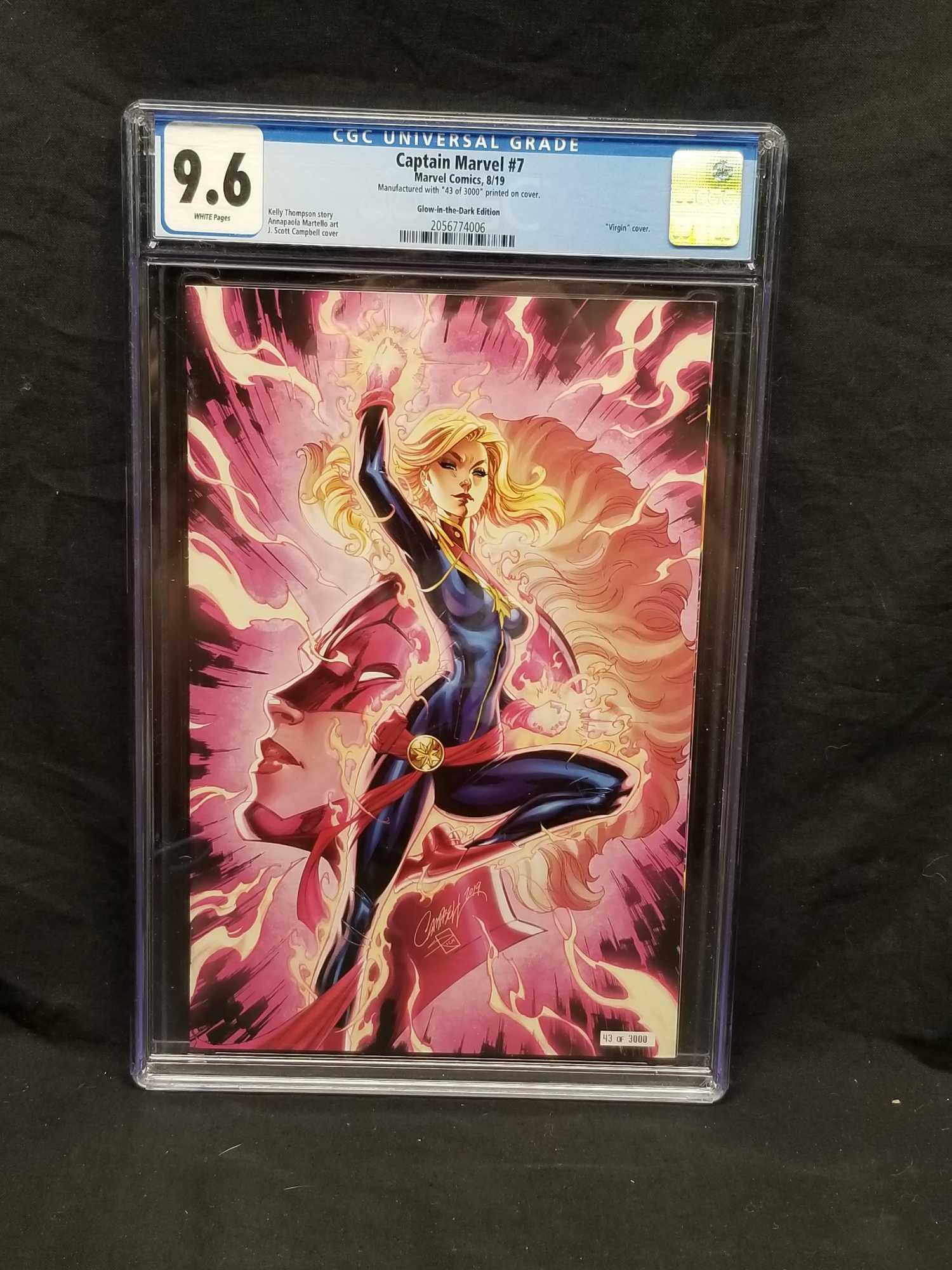 Captain Marvel #7 Comic Graded 9.6