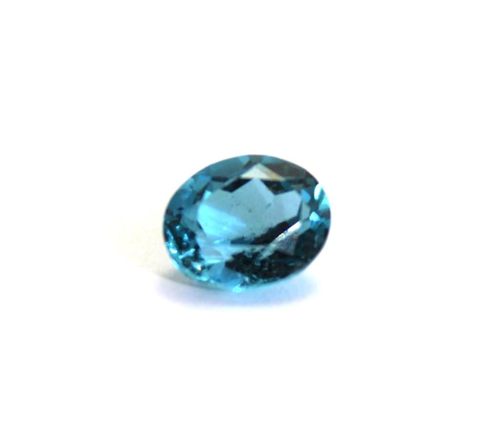 3.7ct London Blue Topaz Shiny Stunner Oval Cut Gem Stone