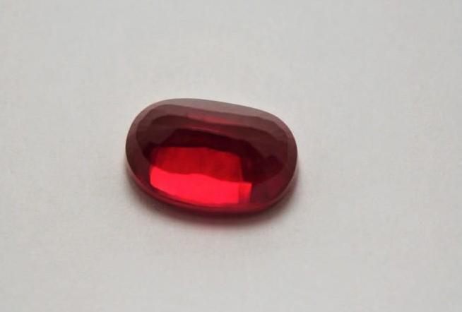 25.02ct Blood Red Ruby Mogok Burma Massive Natural Mined Gem Stone w/ Gem ID Card