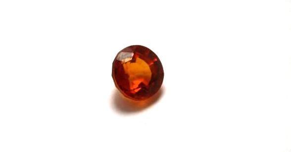 7.20ct big pumpkin unheated sapphire gemstone round cut untreated